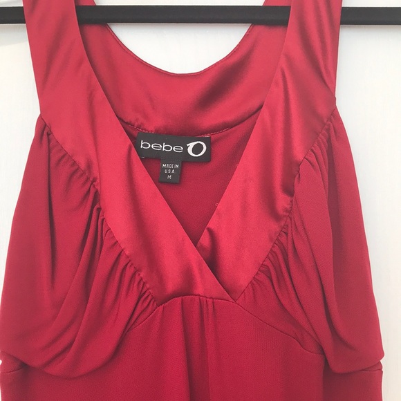 Bebe gorgeous red dress - Picture 2 of 3